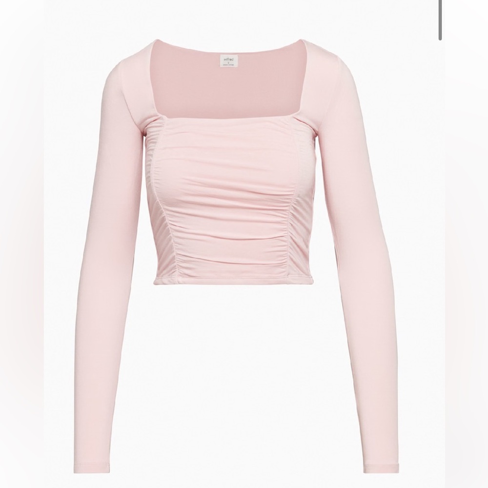 Aritzia Wilfred Lydia Top XXS Poetic Pink